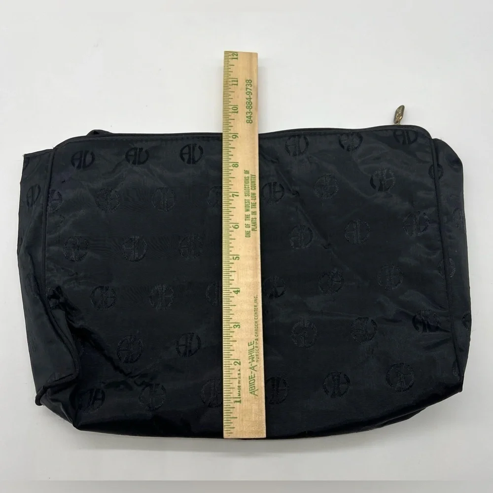 adrienne vittadini toiletry bag monogrammed black